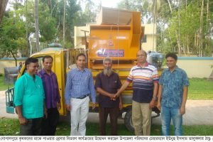 গোপালপুরে উন্নয়ন সহায়তার আওতায়  কৃষকদের মাঝে পাওয়ার থ্রেসার বিতরণ