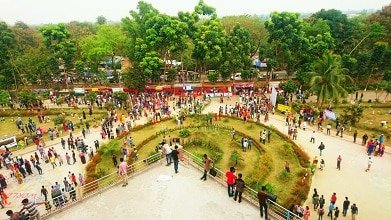 ছুটি শেষে শিক্ষার্থীদের পদচারণায় আবারও মুখরিত হাবিপ্রবি