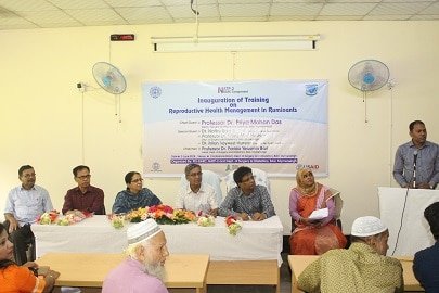 বাকৃবিতে ‘রোমন্থক প্রাণির প্রজনন স্বাস্থ্য ব্যবস্থাপনা’ শীর্ষক প্রশিক্ষণের উদ্বোধন