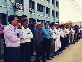 ওয়াসিম আব্বাস এর মৃত্যুতে সিকৃবিতে শোক দিবস পালিত