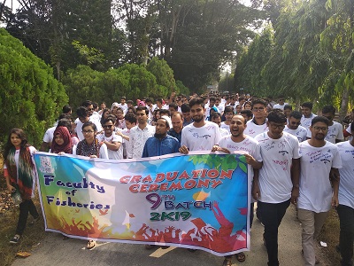 পাবিপ্রবি’র মাৎস্যবিজ্ঞান অনুষদের র‍্যাগডে পালন