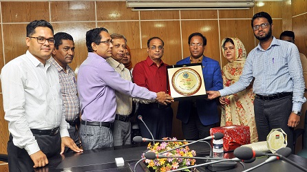 সিভাসু’তে প্রধান প্রকৌশলীর অবসর গ্রহণ উপলক্ষে ‘বিদায় সংবর্ধনা’ অনুষ্ঠিত