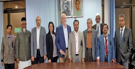 ফিড দি ফিউচার বায়োটেক প্রজেক্টের প্রতিনিধি দলের বারি পরিদর্শন