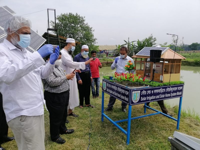 বারি’তে সোলার পাম্পভিত্তিক সেচ ব্যবস্থাপনা বিষয়ক মাঠ দিবস অনুষ্ঠিত