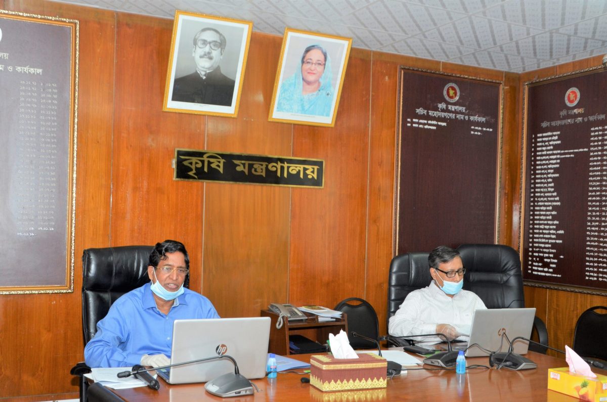 কৃষি মন্ত্রণালয়ের সকলকে কর্মস্থলে ফ্রন্টলাইন যোদ্ধাদের মতো কাজ করতে হবে- কৃষিমন্ত্রী