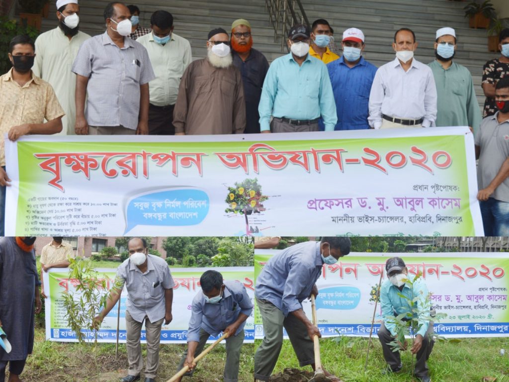 হাবিপ্রবিতে বৃক্ষ রোপণ