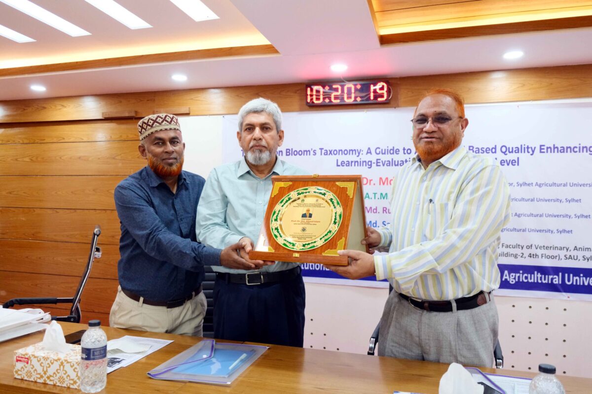 সিকৃবিতে ফলাফল ভিত্তিক শিক্ষার (ওবিই) গুণগত মানোন্নয়ন, মূল্যায়ন শীর্ষক প্রশিক্ষণ অনুষ্ঠিত